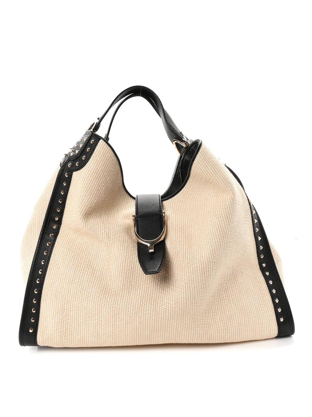 Gucci Canvas Calfskin Studded Large #359268G59B